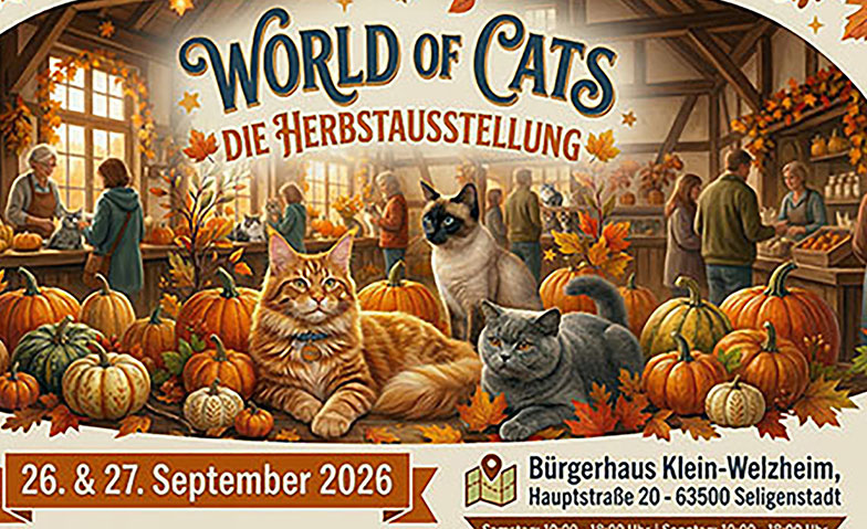 Event-Image for 'World of Cats - DIE Herbstausstellung'