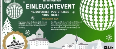 Event-Image for 'Einleuchtevent Weihnachtsbeleuchtung Uster 19.11.2026'