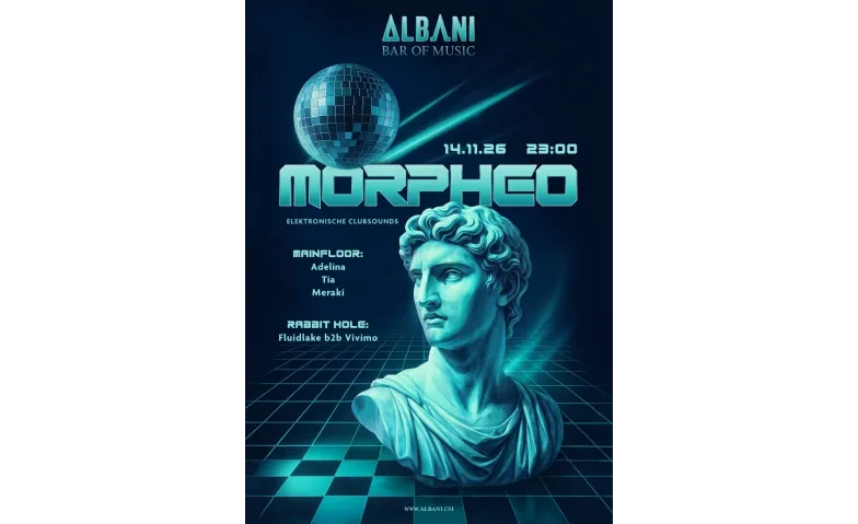 Morpheo: Adelina, Tia, Fluidlake b2b Vivimo, Partys, Albani