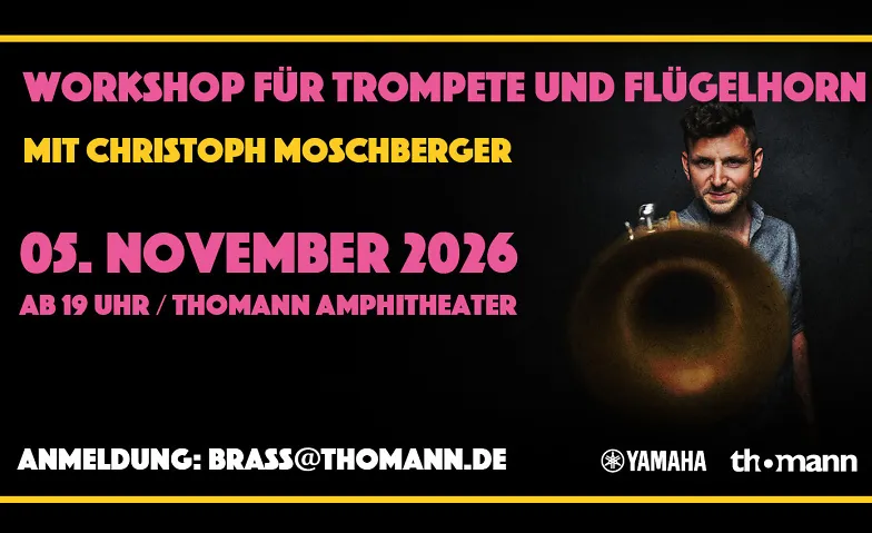 Workshop Trompete und Flügelhorn mit Christoph Moschberger, Kurse & Seminare / Musik & Tanz, Thomann-Amphitheater