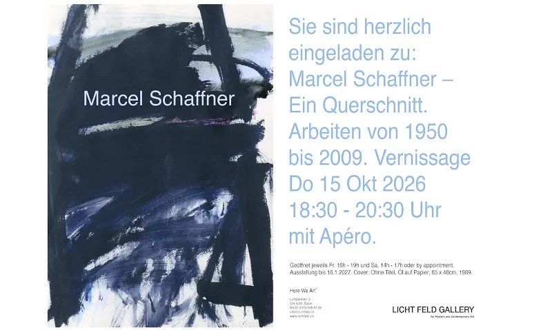 Marcel Schaffner. Ein Querschnitt. Arbeiten von 1950 - 2009