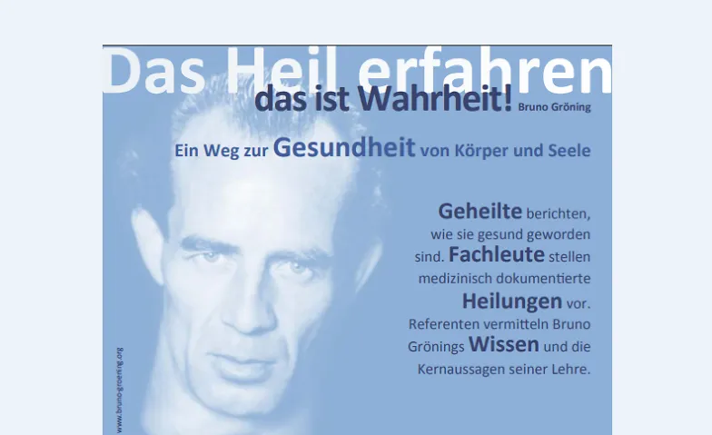Vortrag "Weg zur Gesundheit von Körper und Seele"