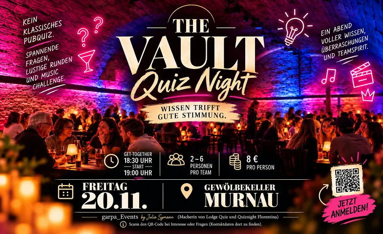 The Vault Quiz Night à Murnau am Staffelsee | Groupes & jeux