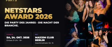Event-Image for 'Netstars.TV Party 2026 &ndash; Das Szene-Event in Berlin'