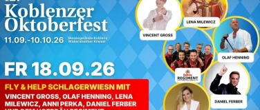Event-Image for 'Fly & Help Schlagerwiesn meets Koblenzer Oktoberfest'