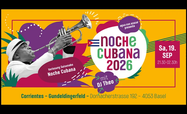 Noche Cubana mit Dj Theo und Verlosung Saisonabo