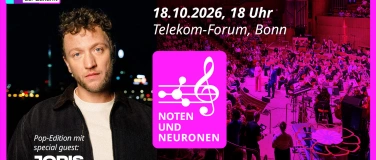 Event-Image for 'Noten & Neuronen: Pop-Edition mit JORIS, UKB-Chor/Orchester'