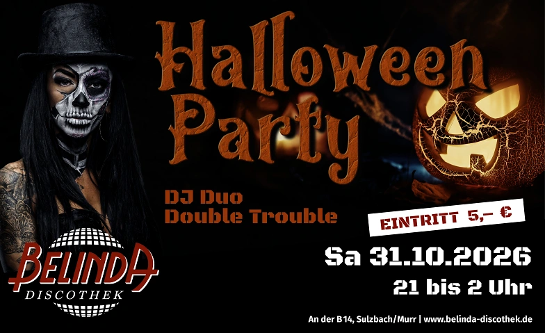 Halloween-Party im Hexenkessel mit DJ Duo Double Trouble