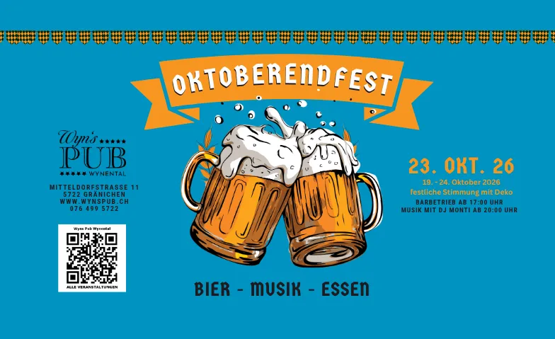 Oktoberendfest im Wyns Pub Wynental, Parties / Schlager & folk music, Wyn’s Pub Wynental