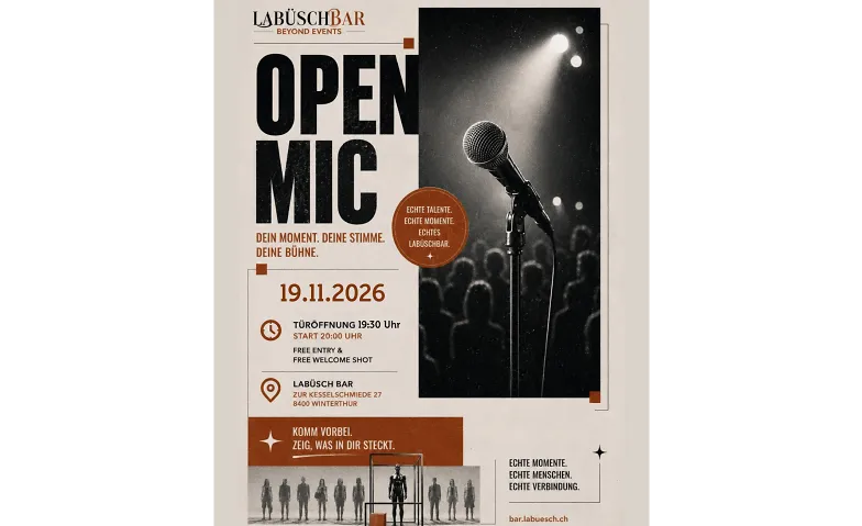 Open Mic, Theater & Bühne / Bühnenveranstaltung, Labüsch Bar