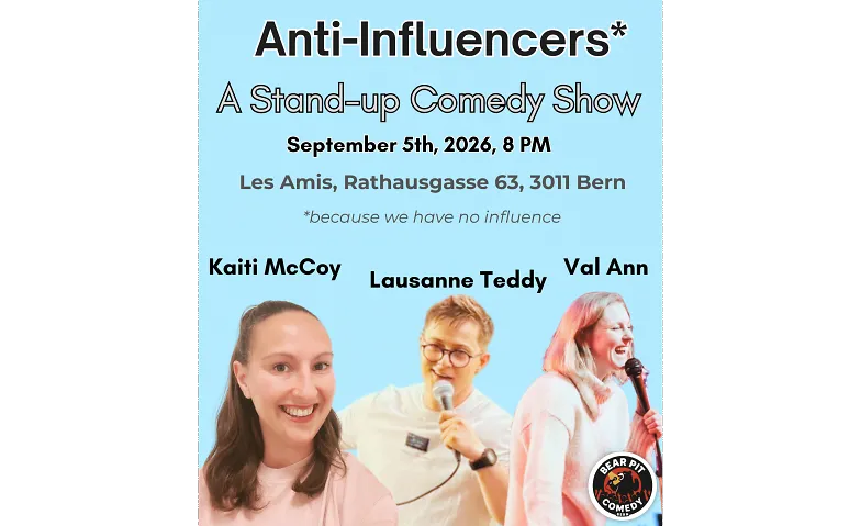 Anti-Influencers: An English Stand-up Comedy Show