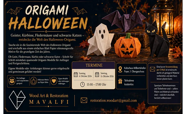 Event-Image for '&bdquo;Origami &ndash; Halloween&ldquo;.'
