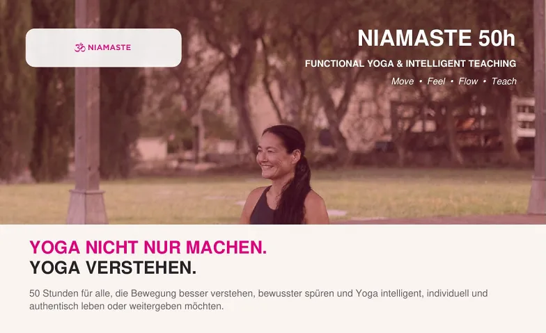 Event-Image for 'NIAMASTE 50h &ndash; Functional Yoga & Intelligent Teaching  St.'