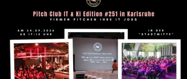 Event-Image for 'Pitch Club IT & KI Edition #251 - Karlsruhe'