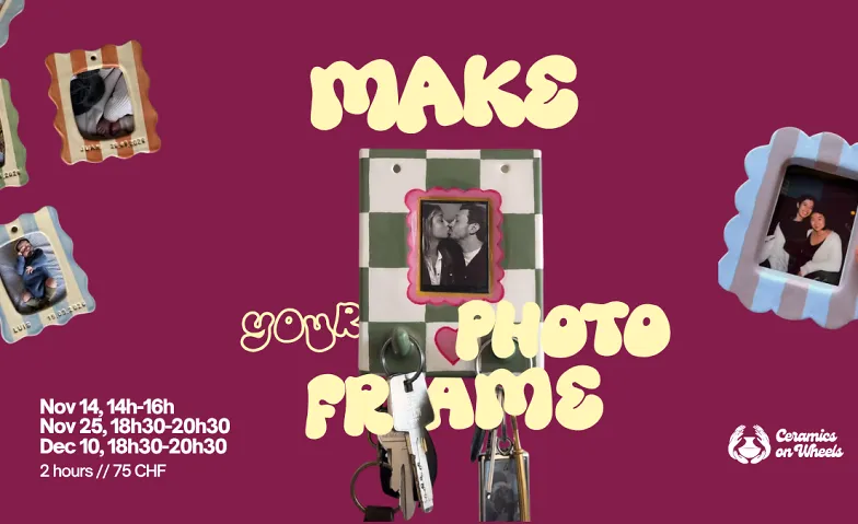 Make Your Photo Frame - Pottery Workshop, Courses & Seminars / Leisure & Hobby, Ceramics on Wheels Studio