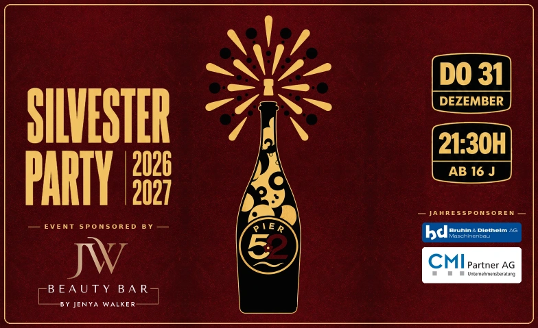 PIER 52 – Silvesterparty 2026, Parties / New Year's Eve Party, Dorfgaden Altendorf