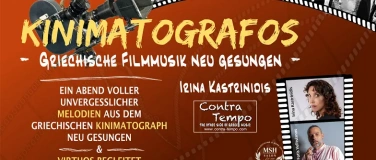 Event-Image for 'KINIMATOGRAFOS &ndash; Griechische Filmmusik neu gesungen'