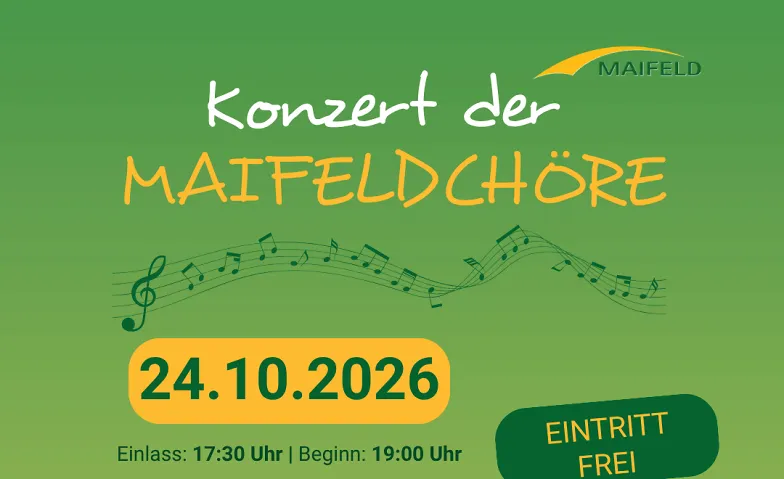 Konzert der Maifeldchöre 2026