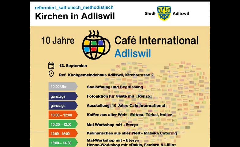 Jubiläum "10 Jahre Café International Adliswil"
