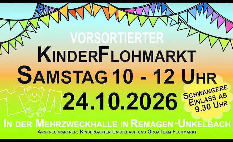 Samstag 24. Oktober 2026 vorsortierter Kinderflohmarkt