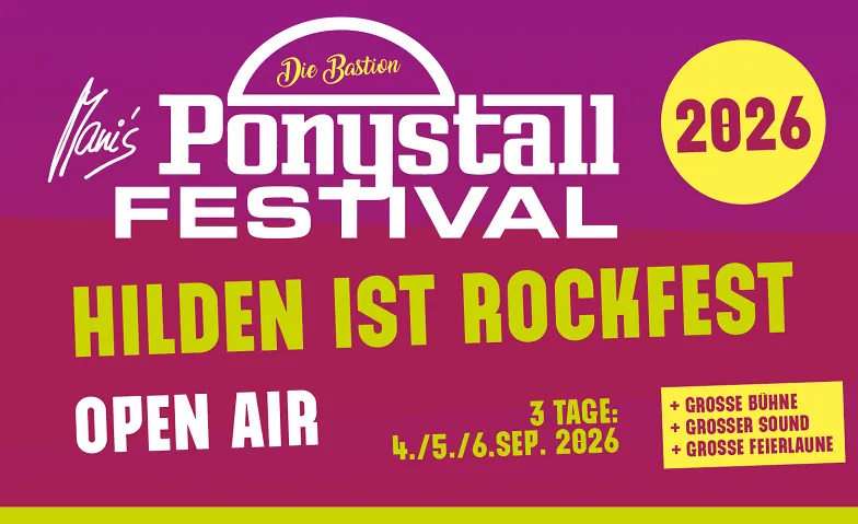 Event-Image for 'Mani's Ponystall Festival - Hilden ist Rockfest'