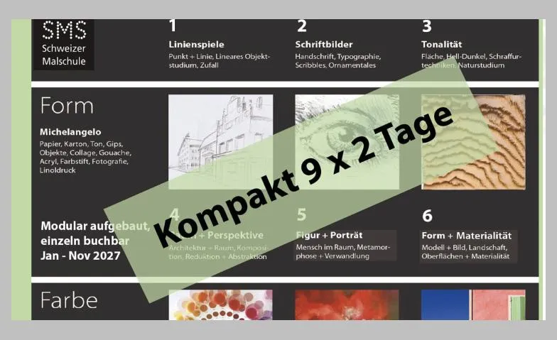 Event-Image for 'Portfolio Lehrgang 2027 Bildnerisches Gestalten'