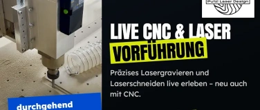 Event-Image for 'Live CNC & Laser Vorf&uuml;hrung (Tag der offenen T&uuml;r im Q37)'