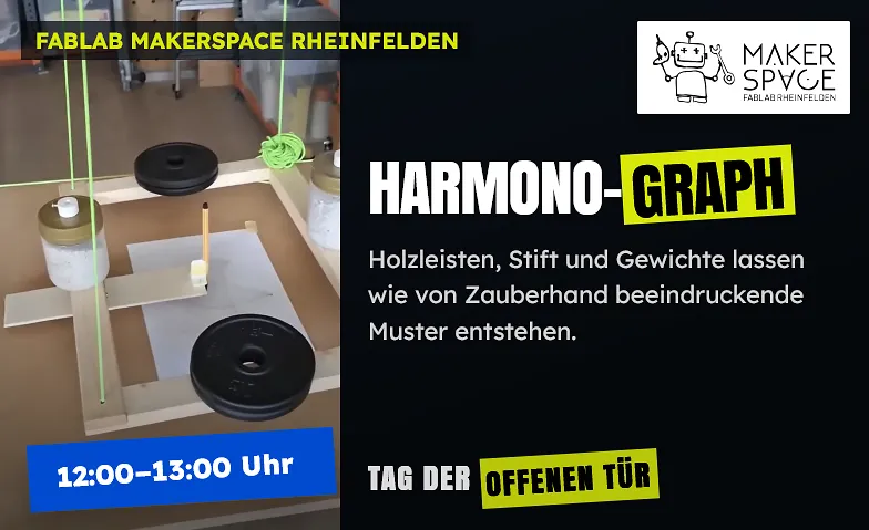 Harmonograph in Aktion (Tag der offenen Tür im Q37)