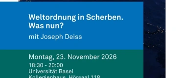 Event-Image for 'Weltordnung in Scherben. Was nun?'