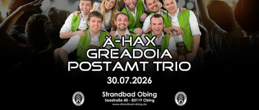 Event-Image for '&Auml;-Hax, Greadoia, Postamt Trio live - Festwoche am See'