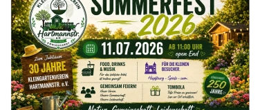 Event-Image for 'Sommerfest 2026 Kleingartenverein Hartmannstr. e.v.'