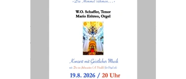 Event-Image for '"Die Himmel r&uuml;hmen..." Konzert f&uuml;r Orgel & Tenor'