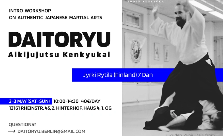 Event-Image for 'Seminar: Daitoryu Aikijujutsu in Berlin (2.&ndash;3. Mai)'