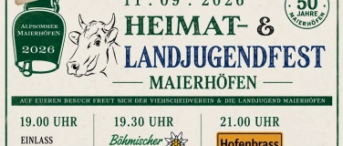 Event-Image for 'Heimat- und Landjugendfest Maierh&ouml;fen'