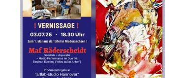 Event-Image for 'KUNST-VERNISSAGE/ AUSSTELLUNGSER&Ouml;FFNUNG  Maf R&auml;derscheidt'