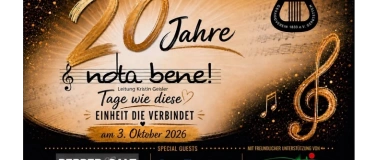 Event-Image for '20 Jahre nota bene! &bdquo;Tage wie diese &ndash; Einheit, die verbindet'
