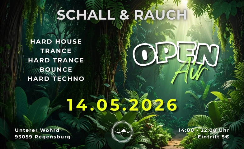 Schall&Rauch Open Air Donausinsel am unteren W&ouml;hrd (&ouml;stlich der Nibelungenbr&uuml;cke), W&ouml;hrdstra&szlig;e 95B, 93059 Regensburg Tickets