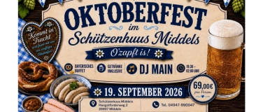 Event-Image for 'Oktoberfest im Sch&uuml;tzenhuus Middels'
