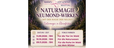 Event-Image for 'Neumond-Wirken f&uuml;r die Natur mit Naturmagie'