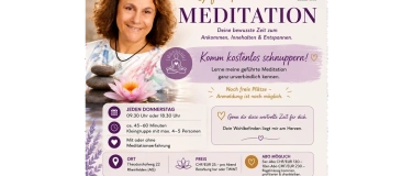 Event-Image for 'Gef&uuml;hrte Meditation in Rheinfelden &ndash;&nbsp;Zeit f&uuml;r Dich'