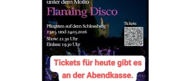 Event-Image for 'Feuershow "Flaming Disco" - Pfingstsamstag 2026'