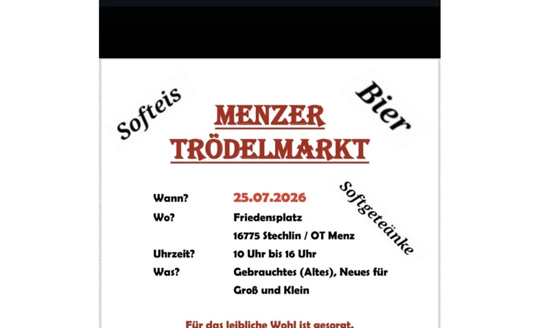 Menzer Trödelmarkt
