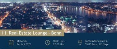Event-Image for '11. Real Estate Lounge Bonn I 24.6 I Die Region von Morgen!'
