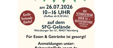 Event-Image for 'Flohmarkt auf dem SFG - Gel&auml;nde'