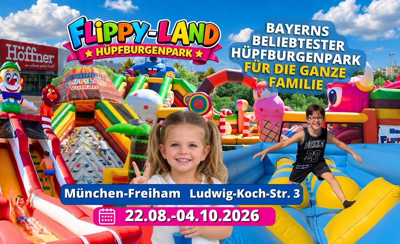 Event-Image for 'Flippy-Land M&uuml;nchen-Freiham &ndash; gr&ouml;&szlig;ter H&uuml;pfpark'