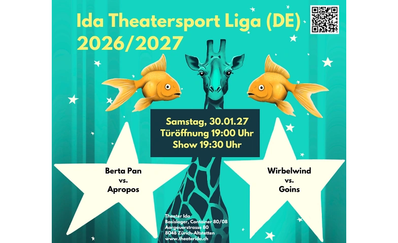 Ida Theatersport Liga 30.01.2027, DE Tickets