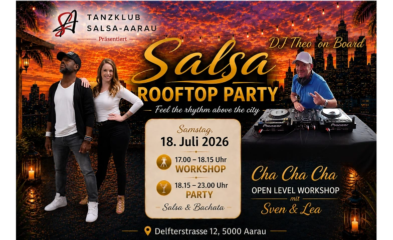 Rooftop Salsaparty in Aarau