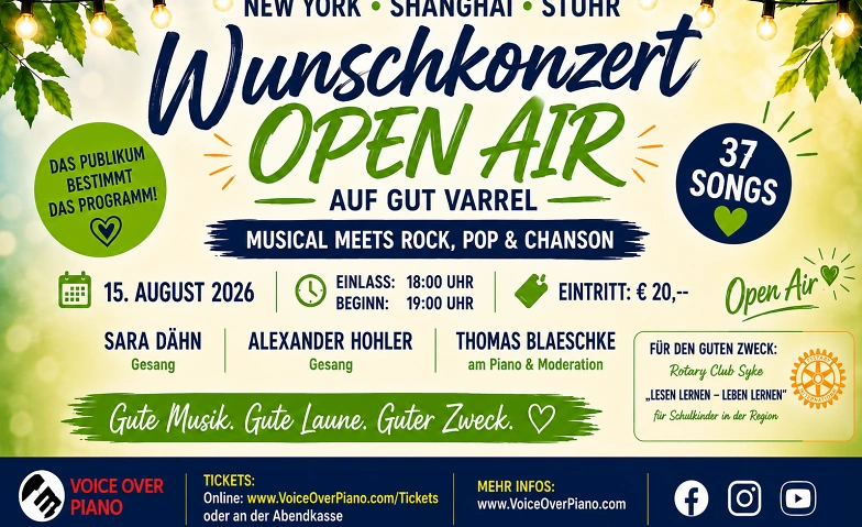 Wunschkonzert Open Air – Ihr bestimmt das Programm!
