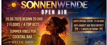 Event-Image for 'SONNENWENDE - OPEN AIR 2 FLOORS - SUMMER VIBES PUR'