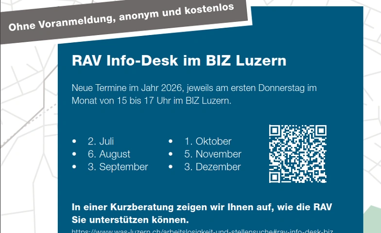 RAV Info-Desk im BIZ Luzern